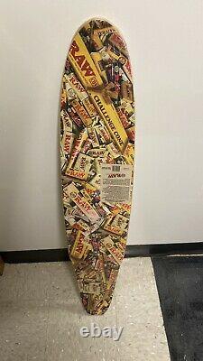 RARE RAW Rolling Papers Longboard Deck