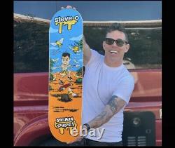 RARE SIGNED Steve-O Beekini Jackass Forever Skateboard Deck Autographed
