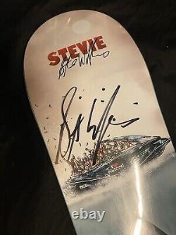 RARE SIGNED Stevie Williams DGK Jaws Shark Skateboard Deck Dirty Ghetto Kids