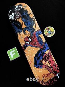 RARE Spiderman Venom Carnage Skateboard Deck 8.25 Spiderverse