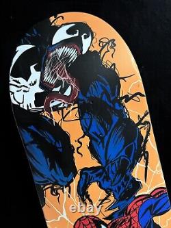 RARE Spiderman Venom Carnage Skateboard Deck 8.25 Spiderverse