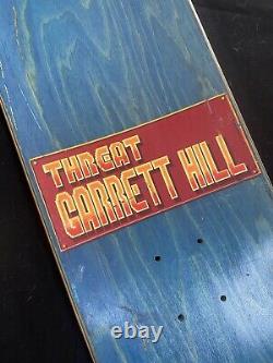 RARE Threat Garrett Hill Super Mario Bros By ZERO Skateboard Deck Vintage Used