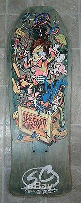 RARE Vintage 1987 SANTA CRUZ JEFF GROSSO TOY BOX Skateboard Deck OG NOT REISSUE