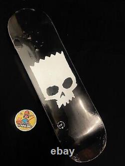 RARE Zero Bart Skull Skateboard Deck Limited Edition Darren Tate The Simpsons