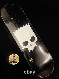 RARE Zero Bart Skull Skateboard Deck Limited Edition Darren Tate The Simpsons