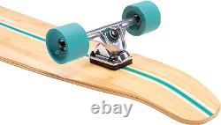 RETROSPEC NEW Skateboard Complete 44 Zed Longboard Cruiser Maple Deck Aqua P