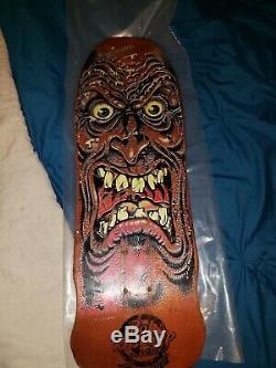 ROB ROSKOPP Designs Skateboard Deck SANTA CRUZ Ugly Face Vintage Original 1980s