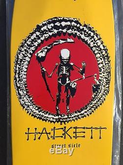 Rad Rare 1986 Dave Hackett Street Sicle Skull Skates Original Skateboard Deck