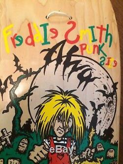 Rare 1988 Alva Fred (Freddie) Smith Punk Size Vintage NOS Skateboard Deck