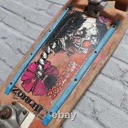 Rare 1989 Zorlac Scott Stanton Clown Pushead Skateboard Complete Deck Vtg
