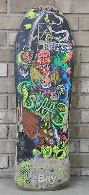 Rare 80s Old School Sims Kevin Staab Pirate Skateboard Deck (Rough), Vintage