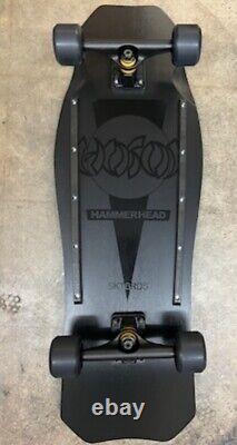 Rare BLACK OUT Complete Christian Hosoi Hammerhead skateboard Tracker Rockets