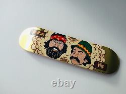 Rare Flip Skateboard Deck Tom Penny Cheech And Chong 50th Anniversary Gold Foil
