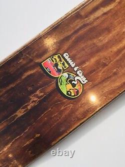 Rare Flip Skateboard Deck Tom Penny Cheech And Chong 50th Anniversary Gold Foil