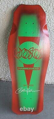 Rare Hosoi Hammerhead Christmas Skateboard 1 of 125 SIGNED #'D Screen Printed