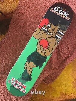 Rare Nintendo Punch Out DGK Skateboard Deck Stevie Williams Tyson C&d NES