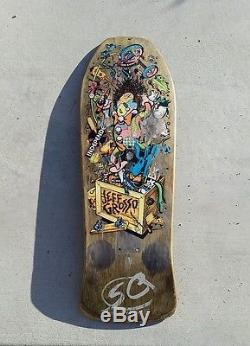 Rare Santa Cruz Jeff Grosso Toy Box vintage 80's old school skateboard deck