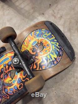 Rare Santa Cruz Jeff Kendall Dust To Dust Snake Skateboard Deck Vintage 1980s
