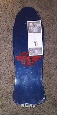 Rare Steve Caballero Powell Peralta skateboard Dragonbats red blue nos Tony Hawk