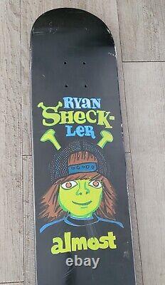Rare Vintage NOS Ryan Sheckler SIGNED Almost skateboard SHREK World Industries