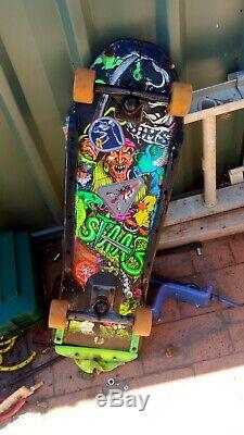 Rare Vintage Sims Kevin Staab, Staab Pirate 1987 Skateboard Authentic Rare