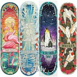 Real Cathedral Series Skateboards Set of 4 Decks Zion, Walker, Chima, Mason HTF