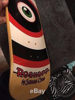 Rob Roskopp VERY RARE TARGET EYE Vintage Skateboard Deck