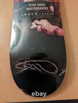 SEALED Steve O Signed Skateboard Deck
