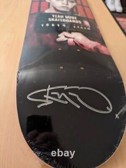 SEALED Steve O Signed Skateboard Deck