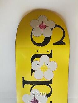 SS17 Supreme Flowers Skateboard Deck (Yellow)