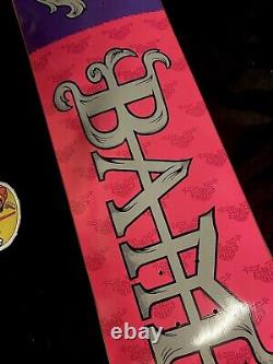 SUPER RARE Bam Margera HIM III Pink Element For Life Pro Model Skateboard Deck