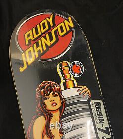 SUPER RARE Blind Rudy Johnson Sparkplug Uncensored R7 Skateboard Deck In Shrink