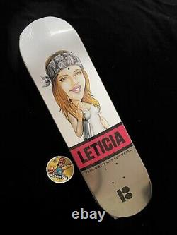 SUPER RARE Leticia Bufoni PLAN B First Edition MVP Skateboard Deck 8.25