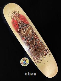 SUPER RARE Vintage BLIND LONGBOARD Skateboard Deck Cruiser Volcano Aloha Reaper
