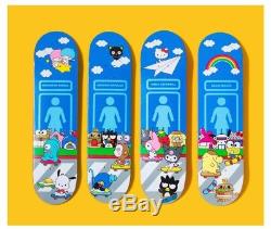 Sanrio world girl skateboard hello kitty 4 deck complete supreme set balincourt