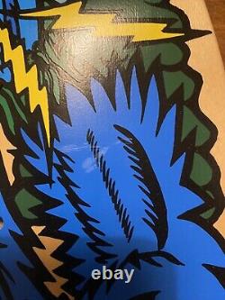 Santa Cruz Bigfoot 30th Anniversary Skateboard Deck NATURAL/BLUE 31.275