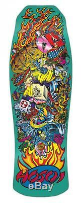 Santa Cruz Christian Hosoi Collage Reissue 10.0 Skateboard Deck New Hammerhead