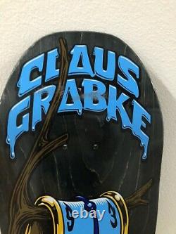 Santa Cruz Claus Grabke Skateboard Dali Clock Jim Phillips Jimbo NHS NOS OG Deck