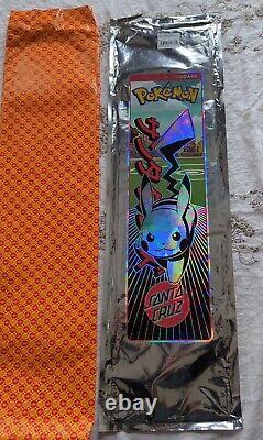 Santa Cruz Decks Pokemon Blind Bag Skateboard Deck Pikachu New in Shrink Wrap