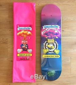 Santa Cruz Garbage Pail Kids Skateboard Rare Radioactive Rob Adam Bomb
