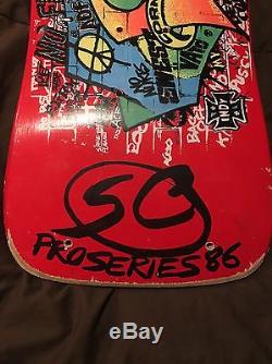 Santa Cruz Jeff Kendall Graffiti Skateboard Deck Original