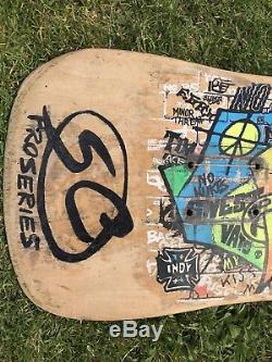 Santa Cruz OG Kendall Graffiti Skateboard Deck Vintage 80s