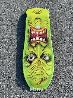 Santa Cruz ROB ROSKOPP FACE Green To Lime Fade Skateboard Deck Jason Edmiston