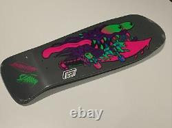 Santa Cruz Reissue Meek Slasher Blacklight Old School Skateboard Deck Re-issue