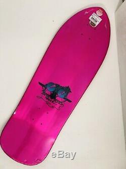 Santa Cruz SMA Natas Kitten Skateboard Deck NEW SMA Powell Candy Pink