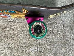 Santa Cruz Skate Simpsons Bart Toybox Mini Cruzer Skateboard Deck Complete Bart
