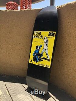 Santa Cruz Skateboard Tom Knox Cop Beater / Black Flag Black Reissue 9.75 NOS
