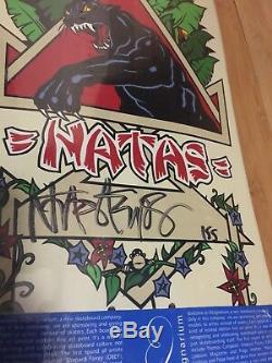 Santa Cruz Skateboards -Designarium Natas Panther Autographed Skateboard Deck