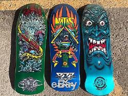 Santa Cruz Skateboards Jessee Neptune Natas Panther Roskopp Face Reissue Pack