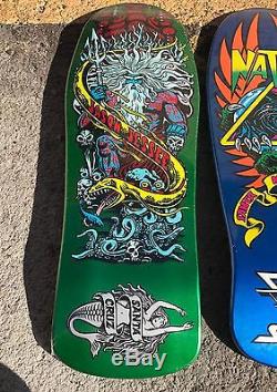 Santa Cruz Skateboards Jessee Neptune Natas Panther Roskopp Face Reissue Pack